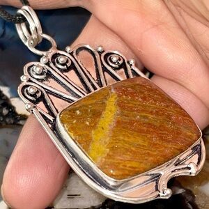 Pietersite “Tempest Stone” Pendant 2 1/2”